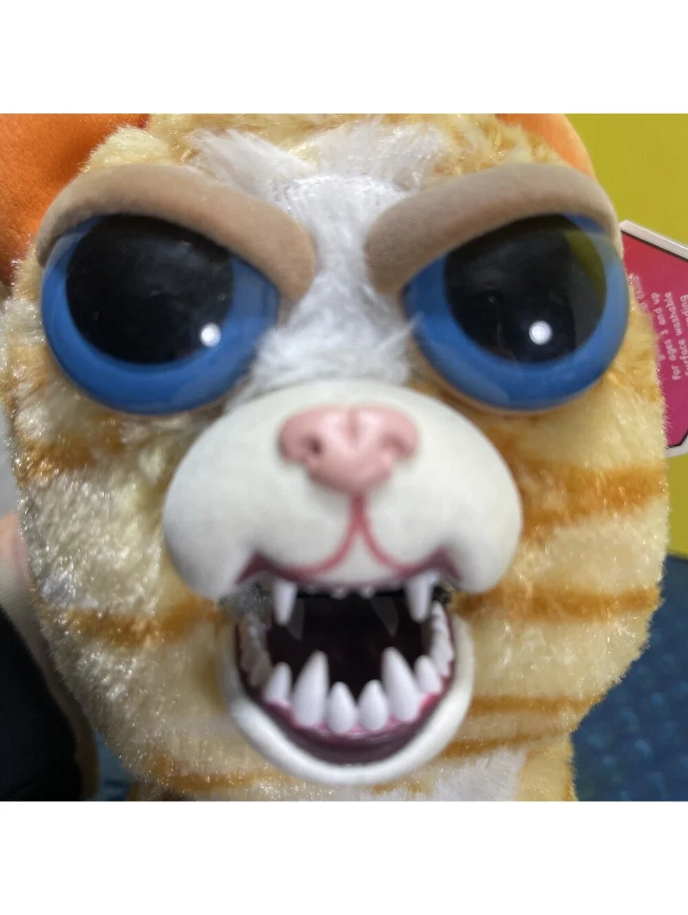 Fiesty Pets Princess Pottymouth Cat Stuffed Animal Plush Interactive Toy 8.5